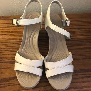 NEW! Crocs Leigh Sandal Wedge